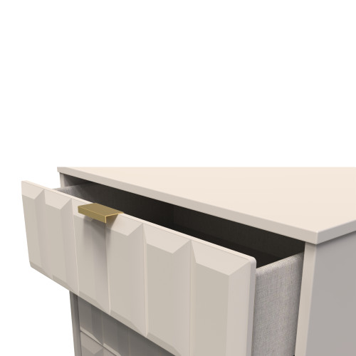 Furniture Cube 3 Drawer Midi Chest Ready Assembled Living